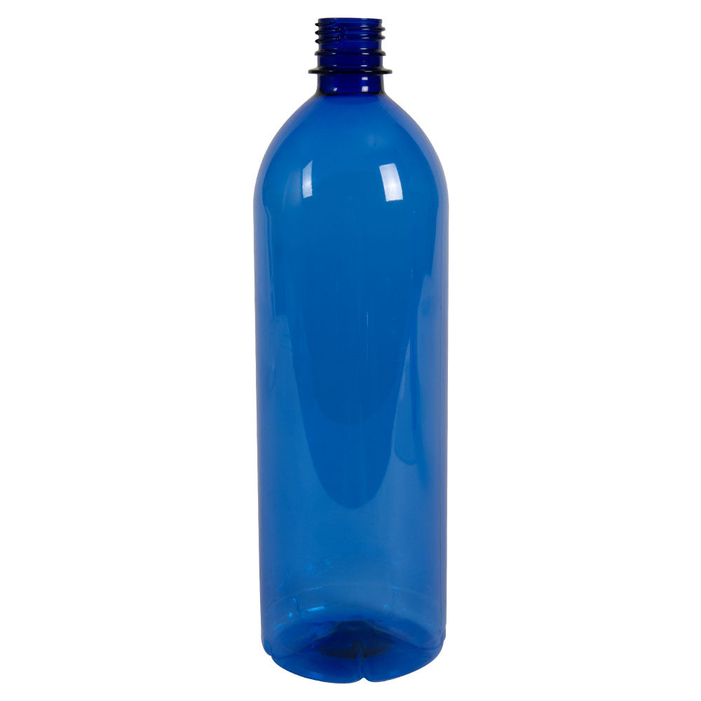 1 Liter Smooth Blue Bottle