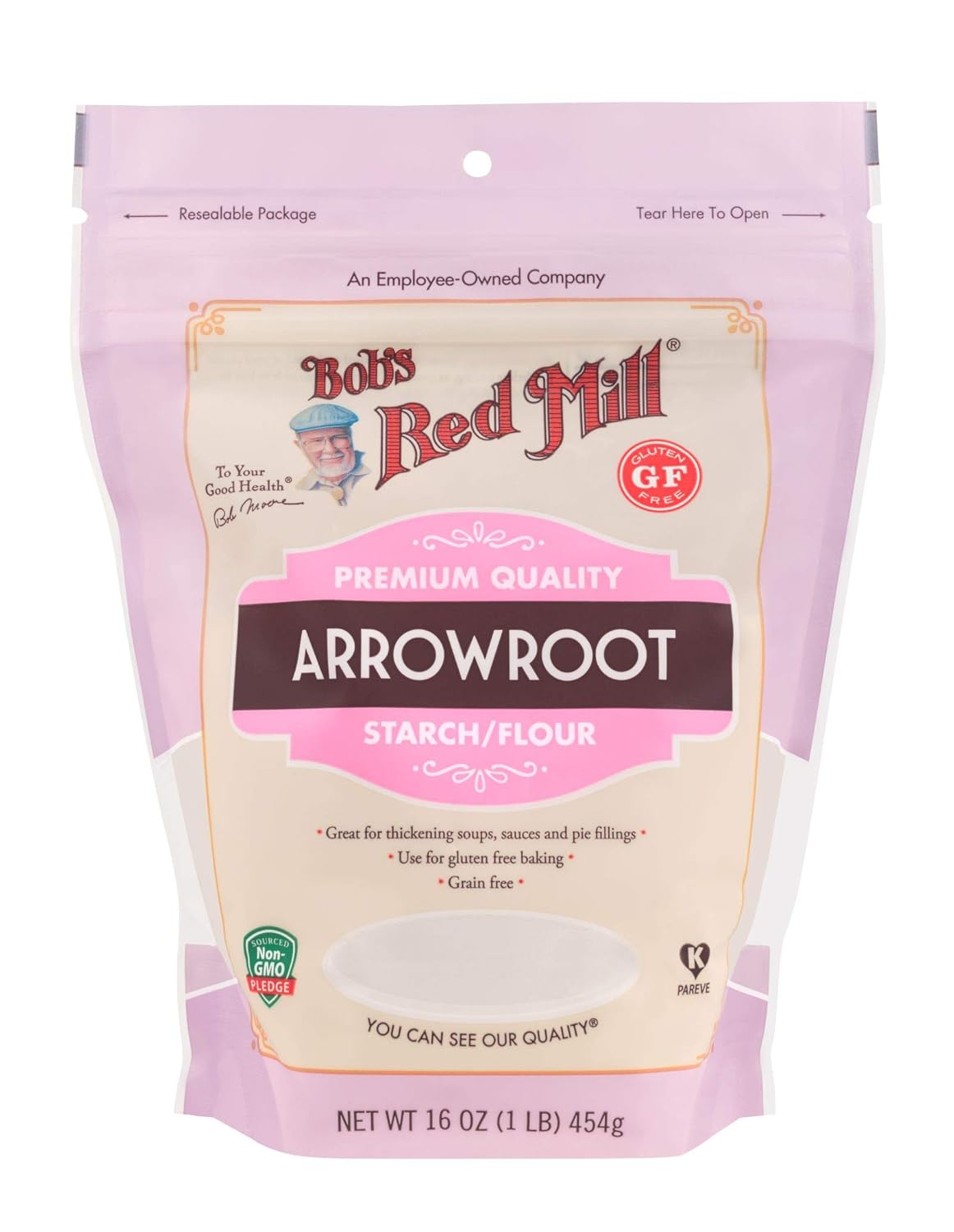 Bob‘S Red Mill Arrowroot Starch - 20 Pouches