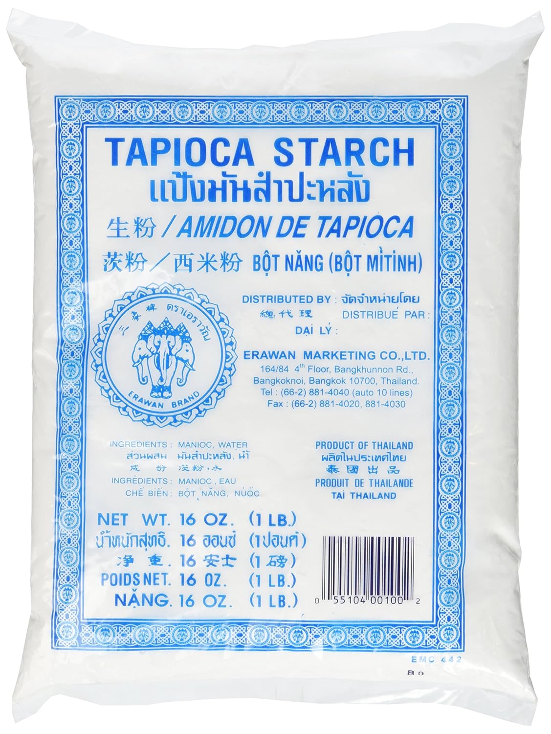Erawan Tapioca Starch Powder Case - 24 Bags