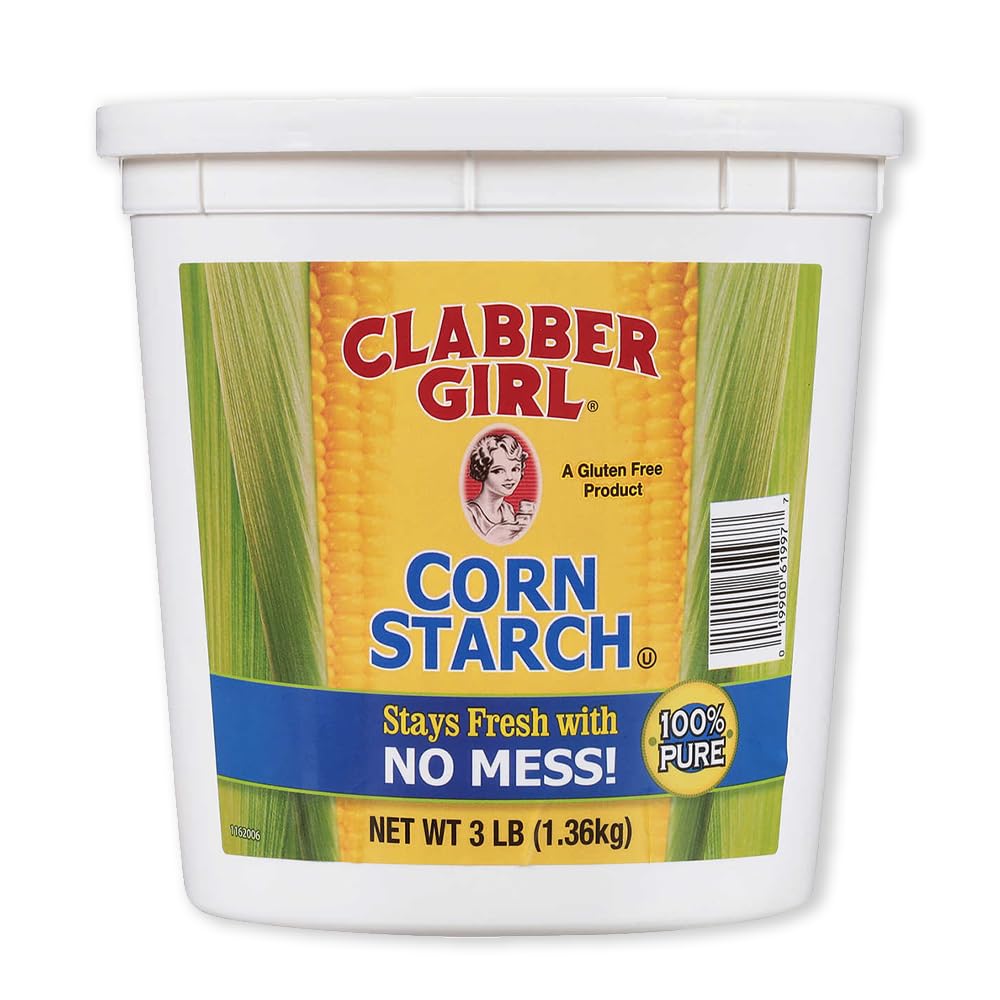 Clabber Girl Corn Starch 3lb - 12 Count