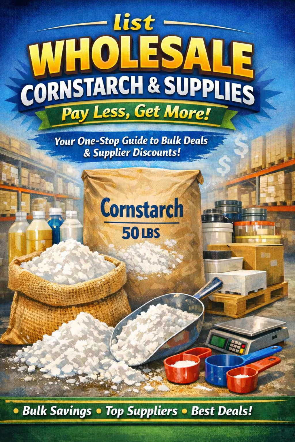 Wholesale Cornstarch & Supplies: Pay Less, Get More!